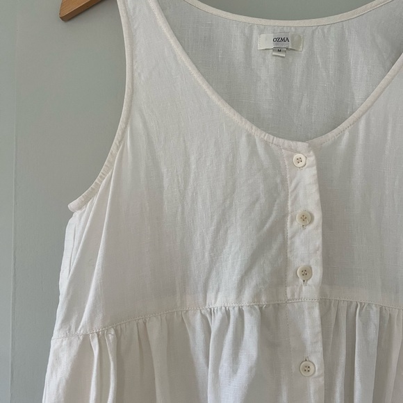Reserved for Nicole 💞 OZMA Billie button down linen dress - Picture 3 of 8